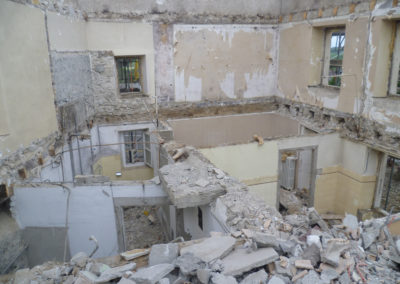 Longirod, démolition partielle d'un immeuble de 3 appartements -Sotrag