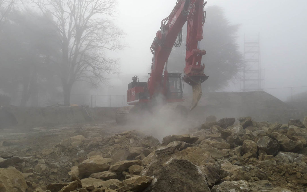 Le-Mont-sur-Lausanne – Travaux de terrassement et canalisations