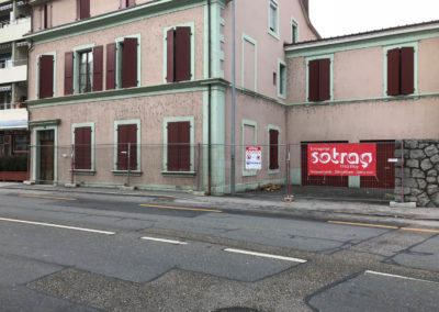 Démolition et terrassement à Morges - Sotrag