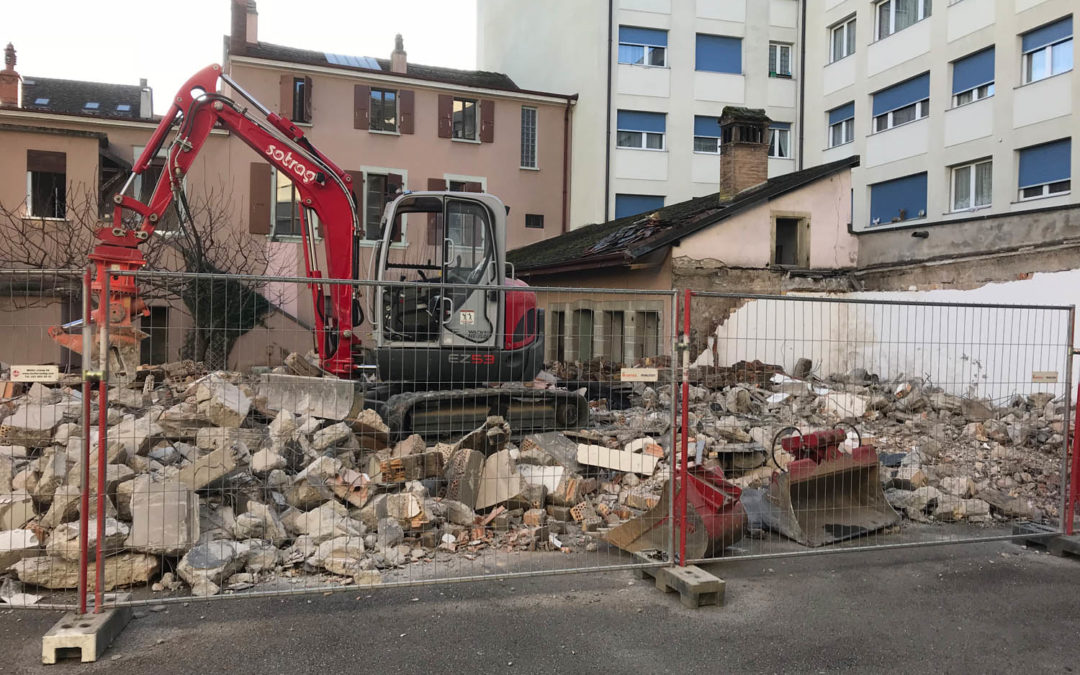 Démolition et terrassement à Morges