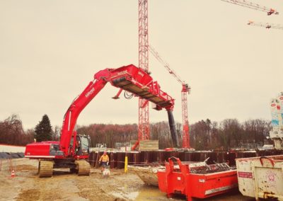 Terrassement pour le Vortex, EPFL- Sotrag