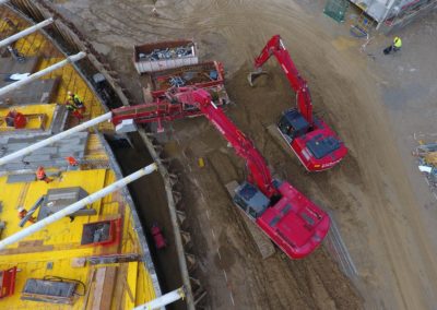 Terrassement pour le Vortex, EPFL- Sotrag