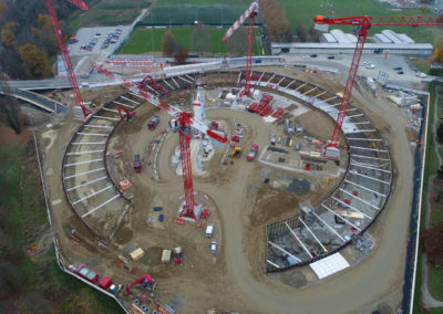 Terrassement pour le Vortex, EPFL- Sotrag