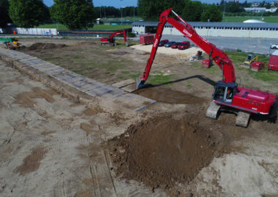 Terrassement pour le Vortex, EPFL- Sotrag