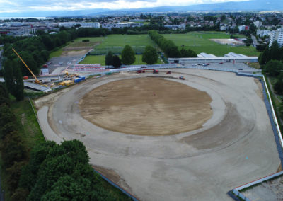 Terrassement pour le Vortex, EPFL- Sotrag